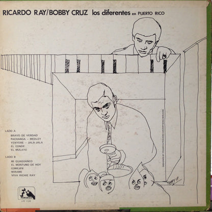 Ricardo Ray & Bobby Cruz : Los Diferentes En Puerto Rico (LP, Album, Comp)