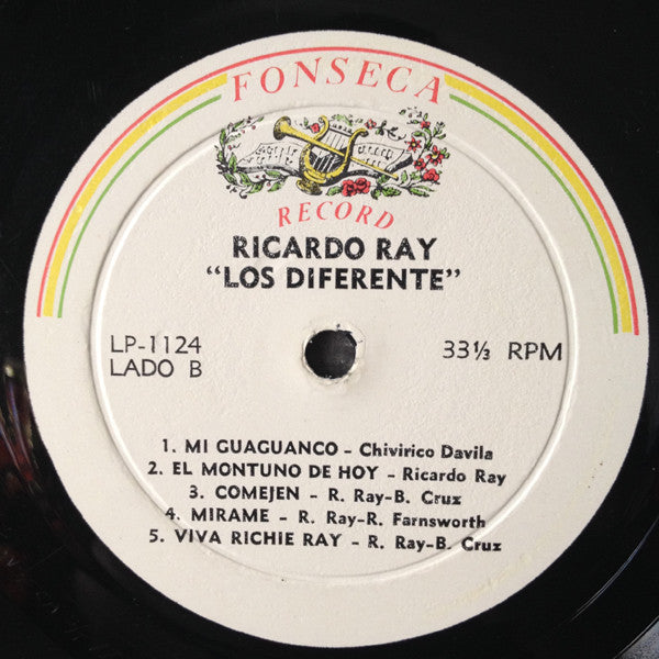 Ricardo Ray & Bobby Cruz : Los Diferentes En Puerto Rico (LP, Album, Comp)