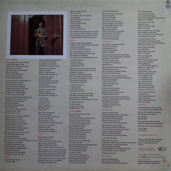 Billy Joel : 52nd Street (LP, Album)