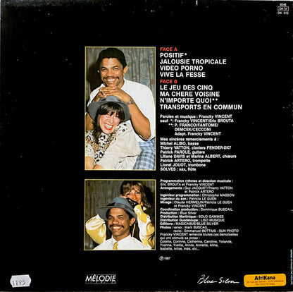 Francky Vincent : Positif (LP, Album)