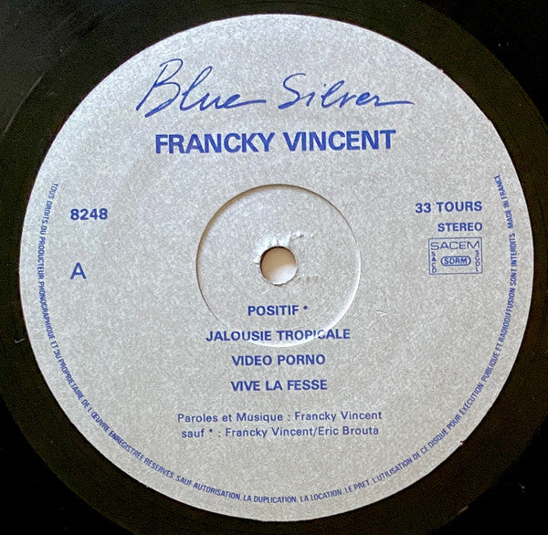Francky Vincent : Positif (LP, Album)