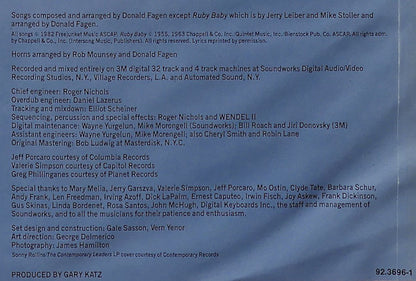 Donald Fagen : The Nightfly (LP, Album)