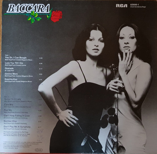Baccara : Baccara (LP, Album, Club)