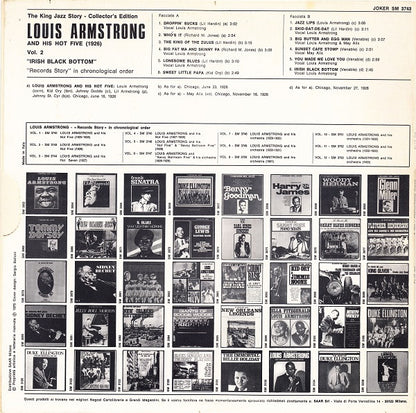 Louis Armstrong & His Hot Five : Irish Black Bottom 1926 (LP, Comp, Mono)