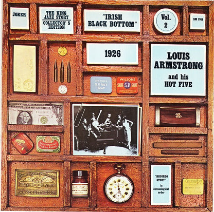 Louis Armstrong & His Hot Five : Irish Black Bottom 1926 (LP, Comp, Mono)