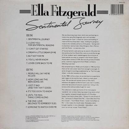 Ella Fitzgerald : Sentimental Journey (LP, Comp)