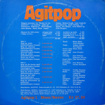 Agitpop (2) : Skolesange (LP, Album, RE)