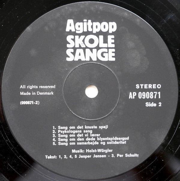 Agitpop (2) : Skolesange (LP, Album, RE)