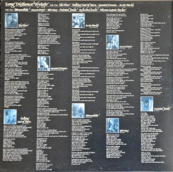 The Moody Blues : Long Distance Voyager (LP, Album, Gat)