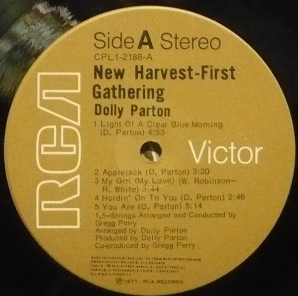 Dolly Parton : New Harvest ... First Gathering (LP, Album)