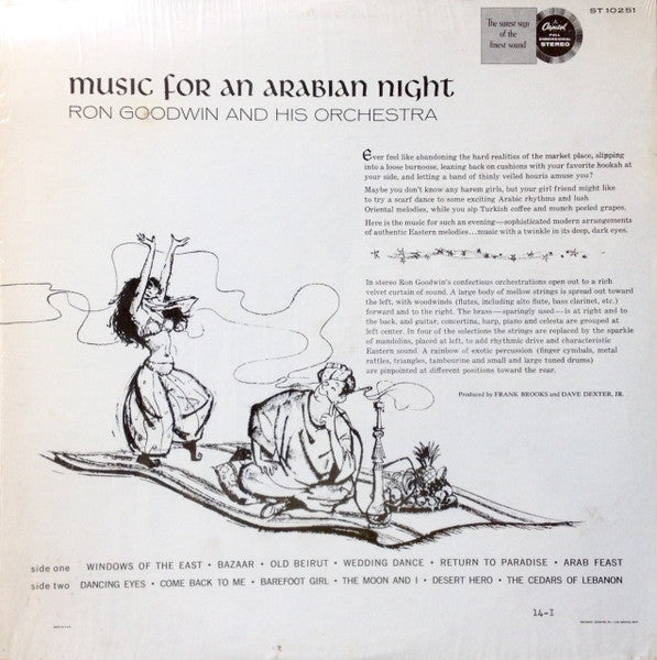 Ron Goodwin And His Orchestra : Music For An Arabian Night (LP, Album)