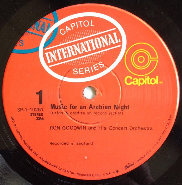 Ron Goodwin And His Orchestra : Music For An Arabian Night (LP, Album)