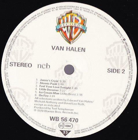 Van Halen : Van Halen (LP, Album)