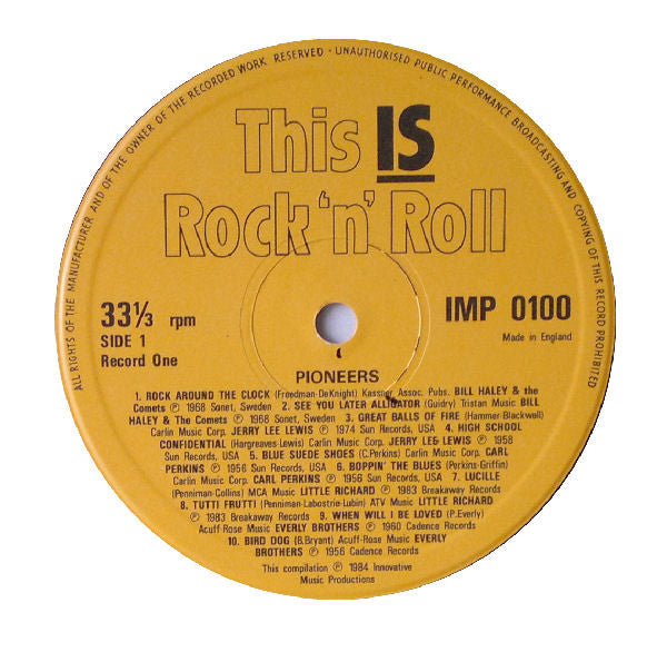 Various : This Is Rock 'N' Roll (4xLP, Comp + Box)