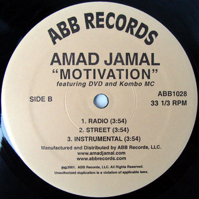 Amad Jamal : LA City (12")