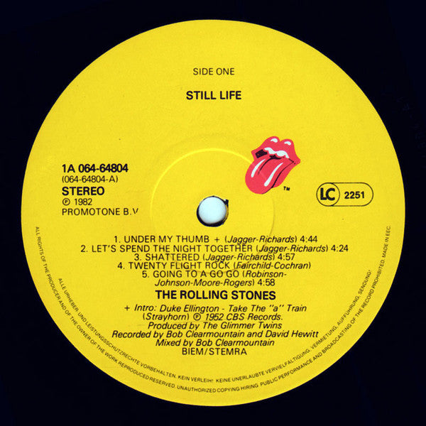 The Rolling Stones : Still Life (American Concert 1981) (LP, Album, Gat)