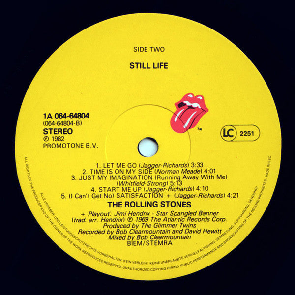 The Rolling Stones : Still Life (American Concert 1981) (LP, Album, Gat)