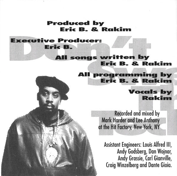 Eric B. & Rakim : Don't Sweat The Technique (CD, Album, RE)
