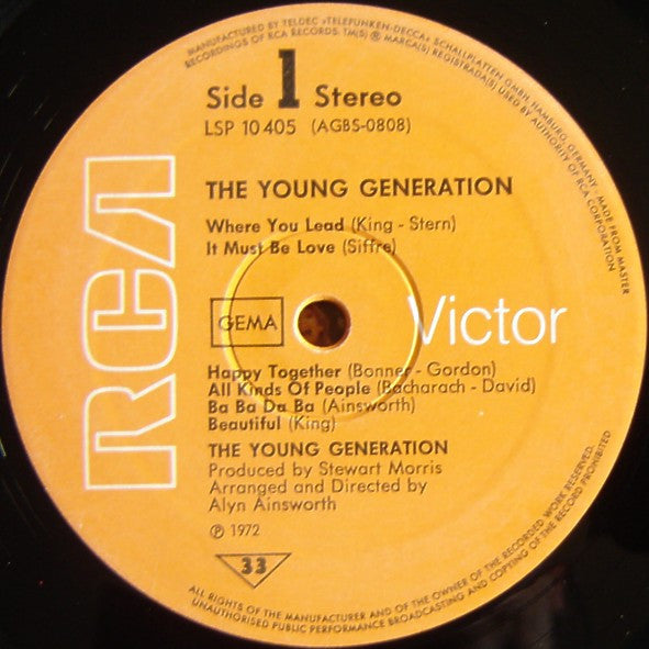 The Young Generation : The Young Generation (From The TV-Series "Engelbert And The Young Generation") (LP, Album)