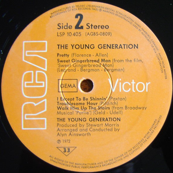 The Young Generation : The Young Generation (From The TV-Series "Engelbert And The Young Generation") (LP, Album)