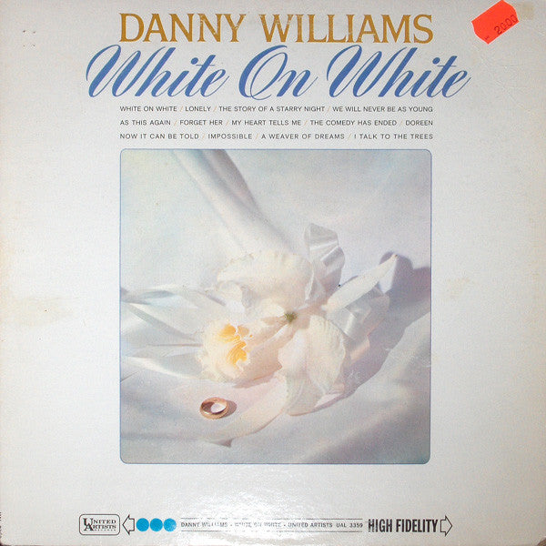 Danny Williams : White On White (LP, Album, Mono)