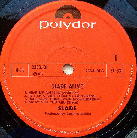 Slade : Slade Alive! (LP, Album, Gat)