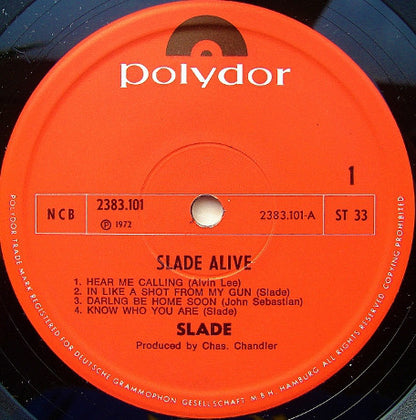 Slade : Slade Alive! (LP, Album, Gat)