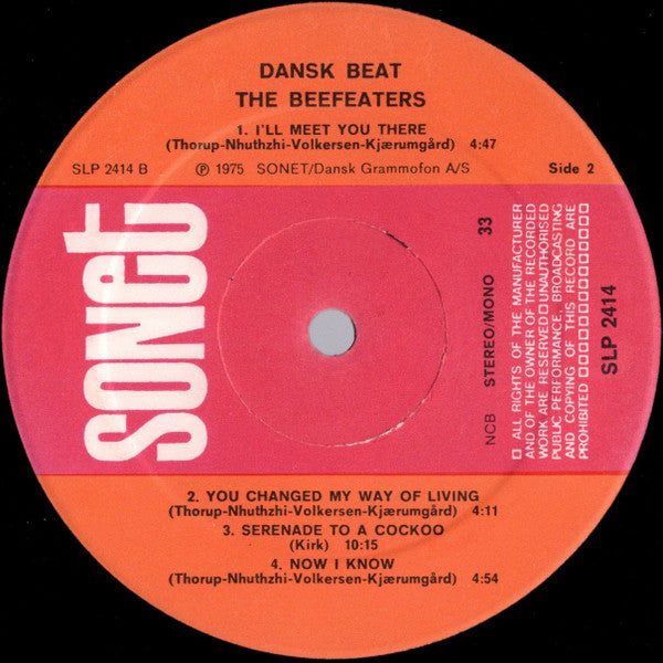 Beefeaters (2) : Dansk Beat (LP, Comp)
