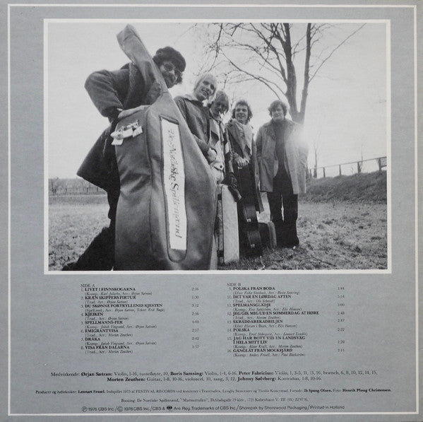 De Nordiske Spillemænd : En Aften Med De Nordiske Spillemænd (LP, Album)