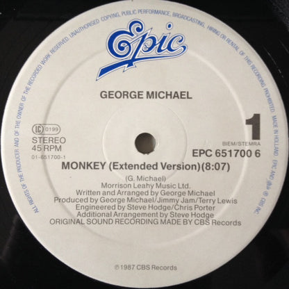 George Michael : Monkey (12", Maxi)