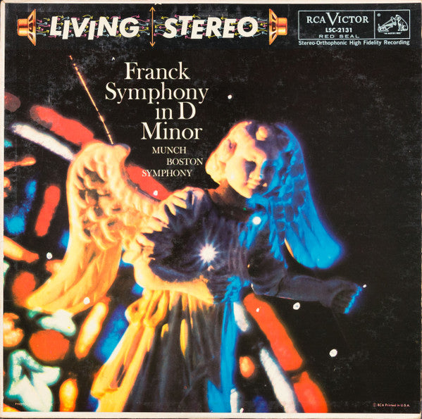 César Franck, Charles Munch, Boston Symphony Orchestra : Symphony In D Minor (LP, Album)