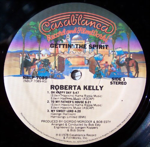 Roberta Kelly : Gettin' The Spirit (LP, Album, Mixed)