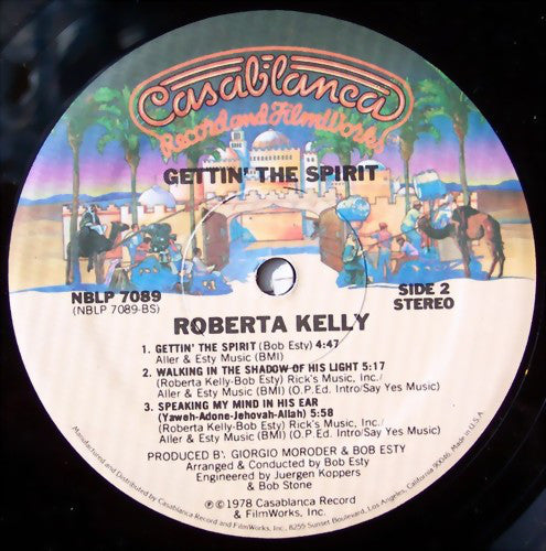 Roberta Kelly : Gettin' The Spirit (LP, Album, Mixed)