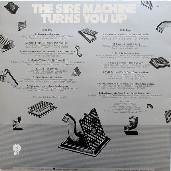 Various : The Sire Machine Turns You Up (LP, Comp)