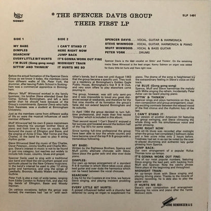 The Spencer Davis Group : Their First LP (LP, Album, Mono, Lab)
