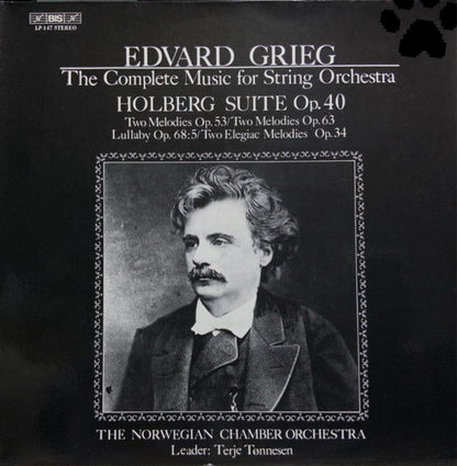 Edvard Grieg - Det Norske Kammerorkester, Terje Tønnesen : The Complete Music For String Orchestra (LP)