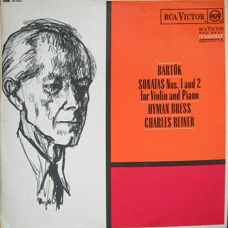 Béla Bartók, Hyman Bress, Charles Reiner : Sonatas Nos. 1 And 2 For Violin And Piano (LP, Album)