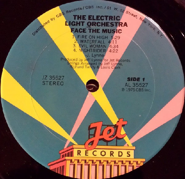Electric Light Orchestra : Face The Music (LP, Album, RE)