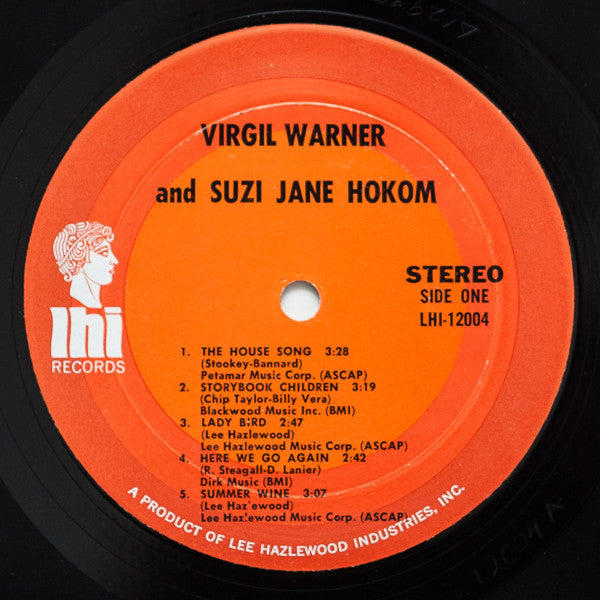 Virgil Warner & Suzi Jane Hokom : Virgil Warner & Suzi Jane Hokom (LP, Album)