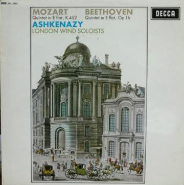 Wolfgang Amadeus Mozart, Ludwig van Beethoven, Vladimir Ashkenazy, London Wind Soloists : Quintet In E Flat, K.452 / Quintet In E Flat, Op.16 (LP, Album)