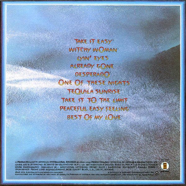 Eagles : Their Greatest Hits 1971-1975 (LP, Album, Comp)