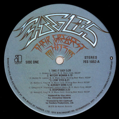 Eagles : Their Greatest Hits 1971-1975 (LP, Album, Comp)