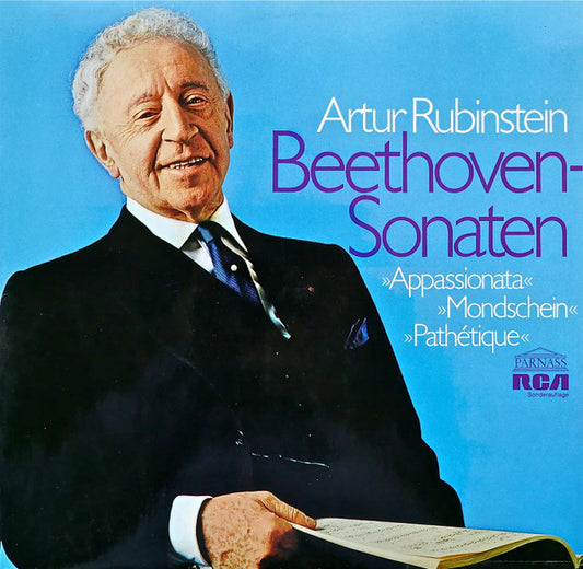 Ludwig van Beethoven, Arthur Rubinstein : Beethoven-Sonaten »Appassionata« »Mondschein« »Pathétique« (LP, RE, S/Edition)