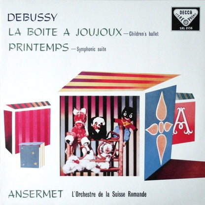 Claude Debussy - Ernest Ansermet, L'Orchestre De La Suisse Romande : La Boite A Joujoux / Printemps (LP, RE)