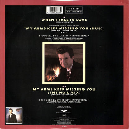 Rick Astley : When I Fall In Love / My Arms Keep Missing You (12", Single)