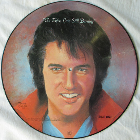 Various : To Elvis: Love Still Burning (LP, Comp, Pic, RP)