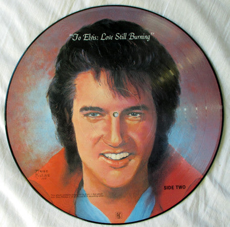 Various : To Elvis: Love Still Burning (LP, Comp, Pic, RP)