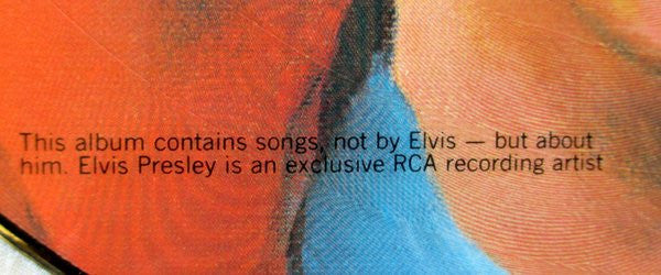 Various : To Elvis: Love Still Burning (LP, Comp, Pic, RP)