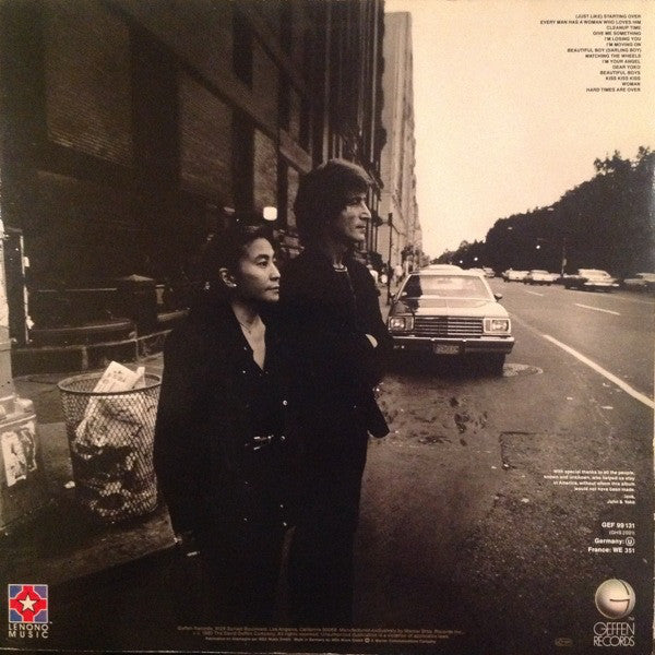 John Lennon & Yoko Ono : Double Fantasy (LP, Album)