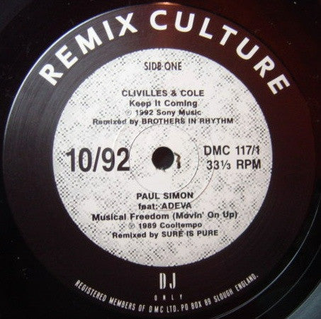 Various : Remix Culture 10/92 (12")